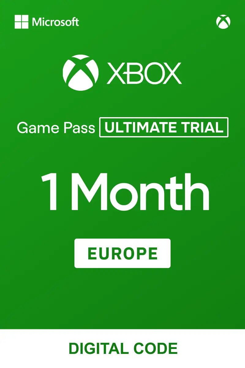 Xbox Game Pass Ultimate 1 Month Trial (Europe) - Xbox Live - Digital Key