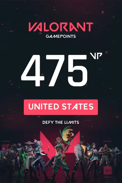 VALORANT 475 Valorant Points (United States) - Digital Key