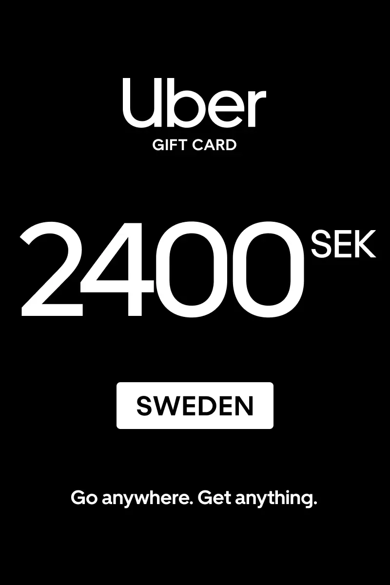 Uber 2400 SEK Gift Card (Sweden) - Digital Key
