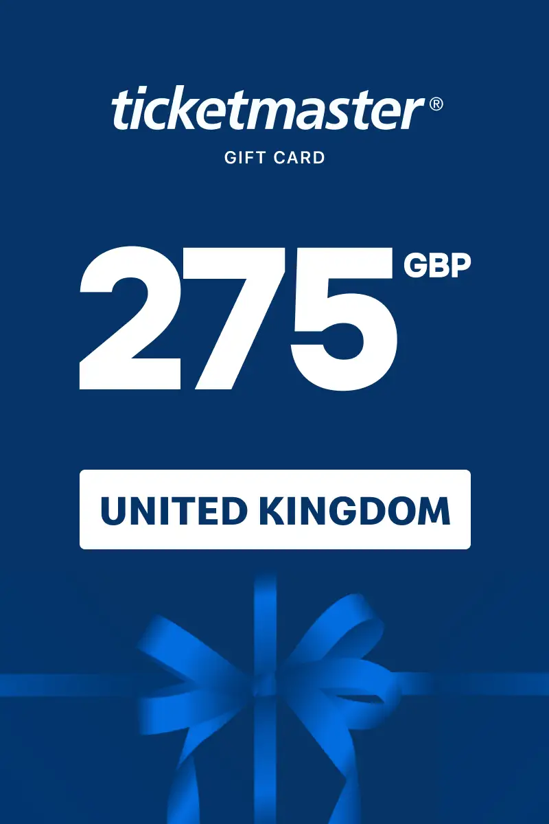 Ticketmaster 275 GBP Gift Card (United Kingdom) - Digital Key