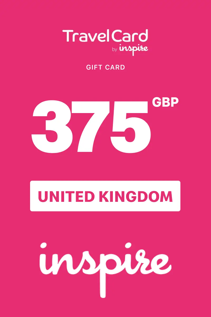 TravelCard by Inspire 375 GBP Gift Card (United Kingdom) - Digital Key