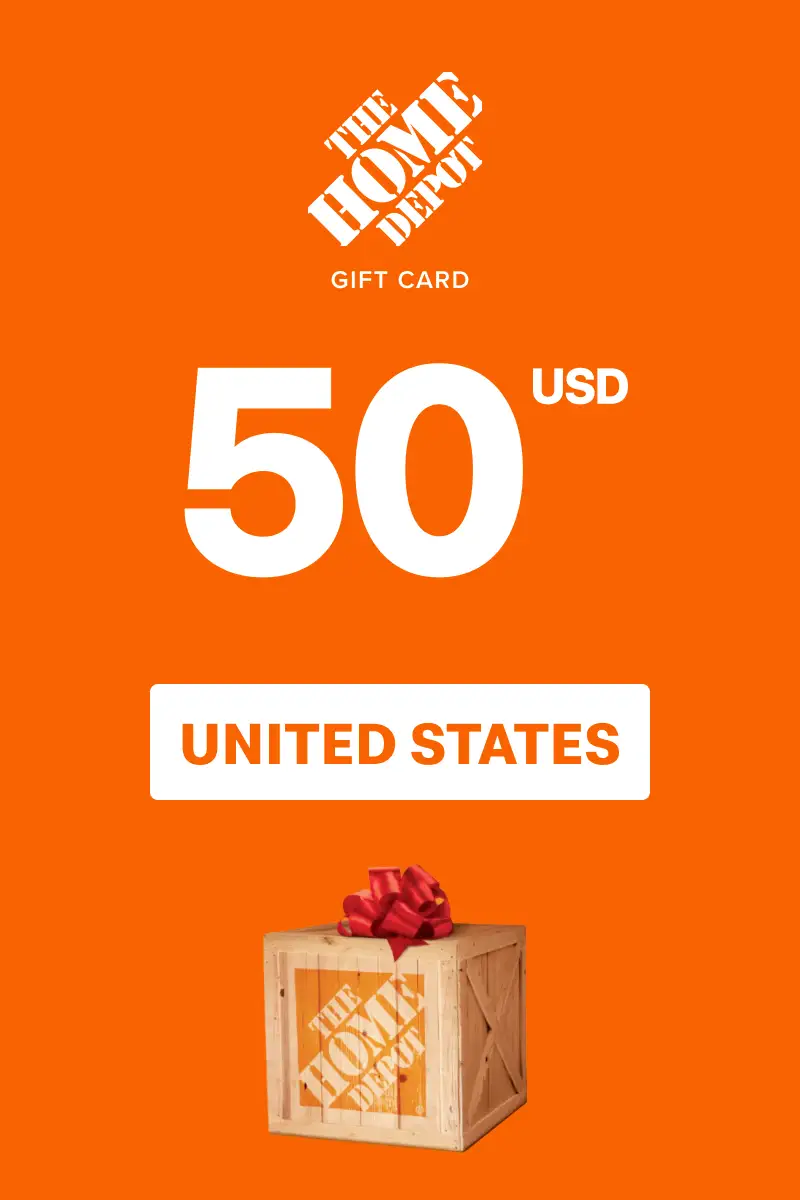 Home Depot 50 USD Gift Card (United States) - Digital Key