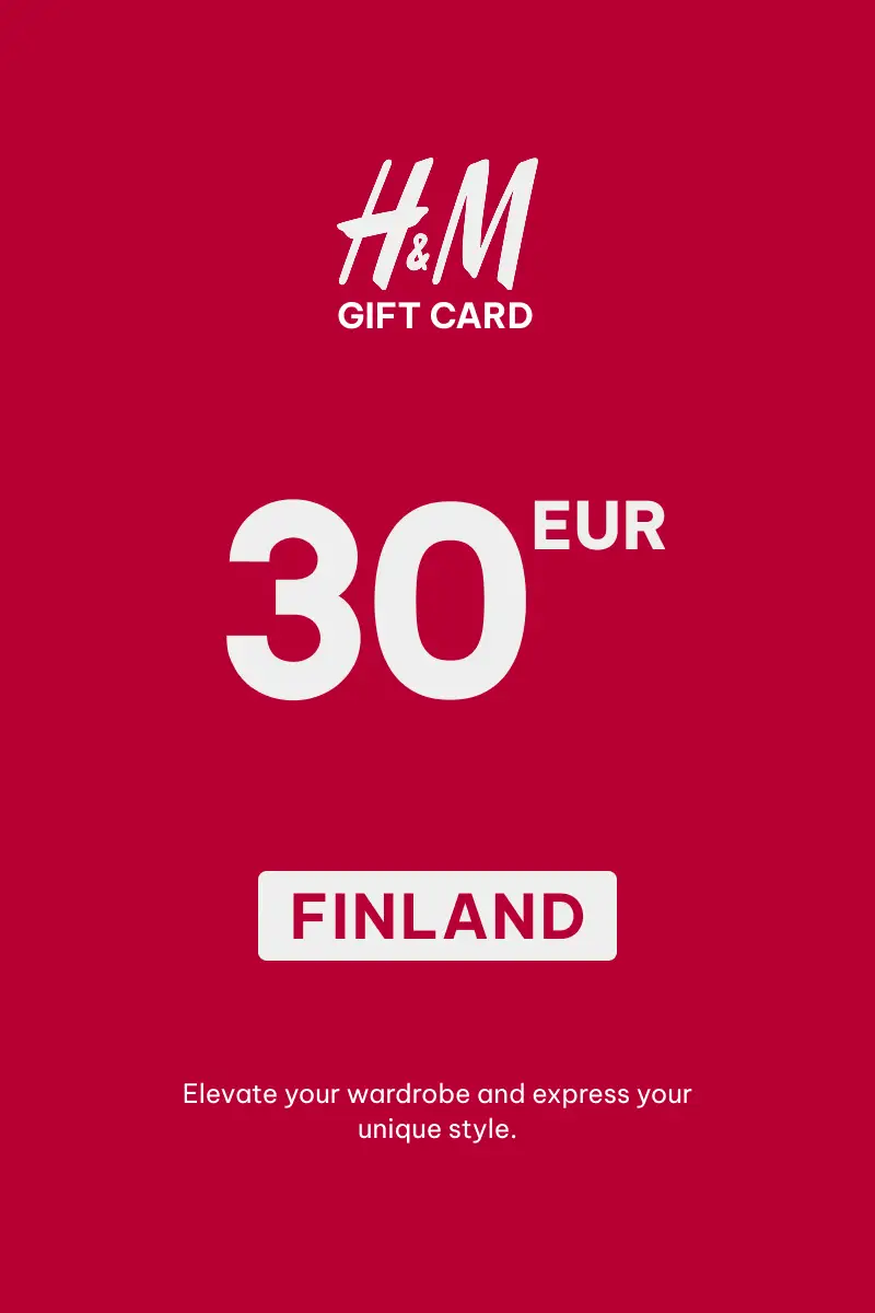 HandM 30 EUR Gift Card (Finland) - Digital Key