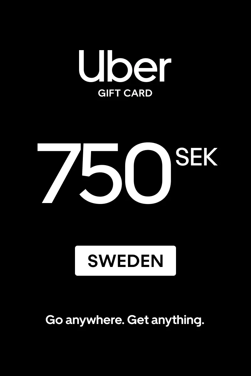 Uber 750 SEK Gift Card (Sweden) - Digital Key