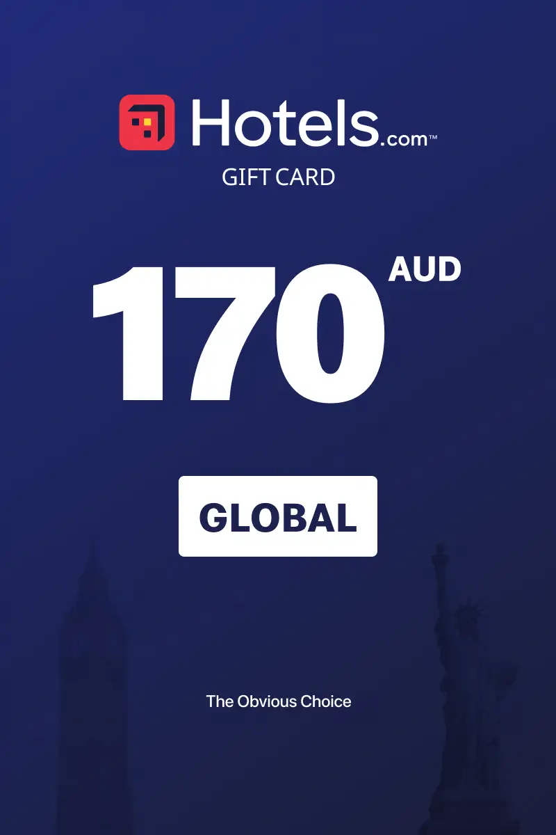 Hotels.com 170 AUD Gift Card (Global) - Digital Key