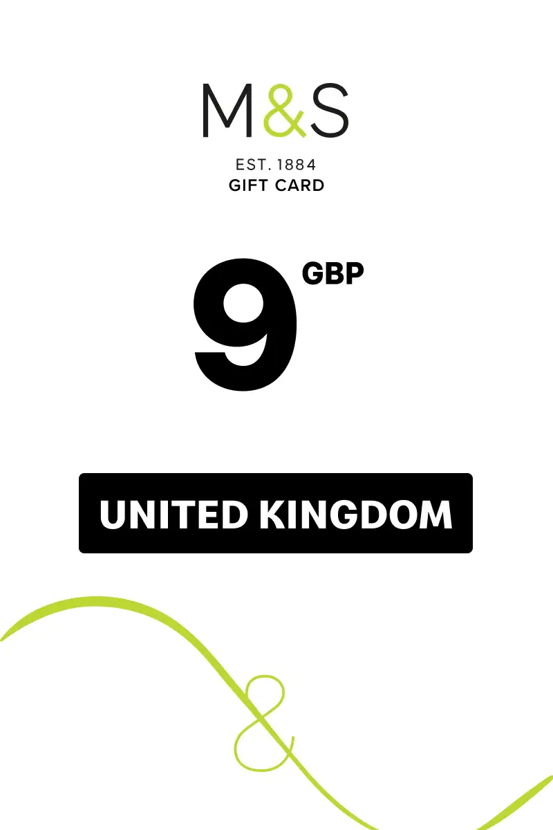 Marks and Spencer 9 GBP Gift Card (United Kingdom) - Digital Key