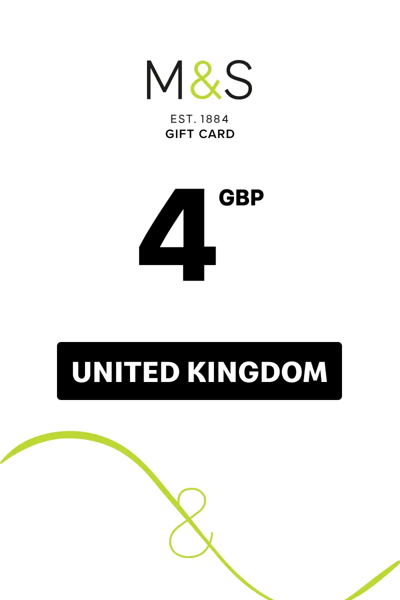 Marks and Spencer 4 GBP Gift Card (United Kingdom) - Digital Key