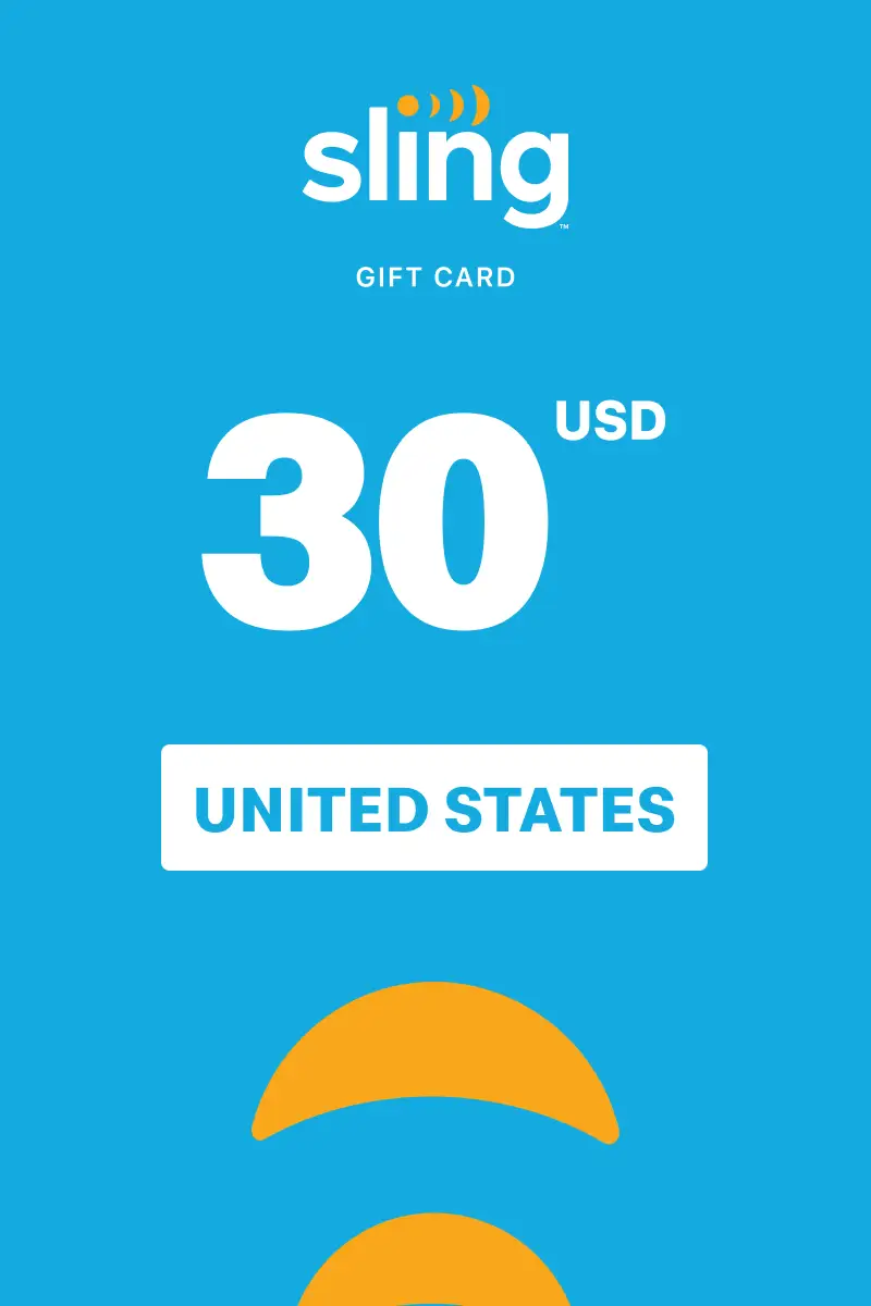 Sling TV 30 USD Gift Card (United States) - Digital Key