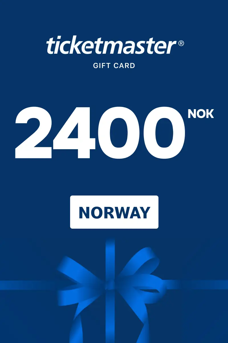 Ticketmaster 2400 NOK Gift Card (Norway) - Digital Key
