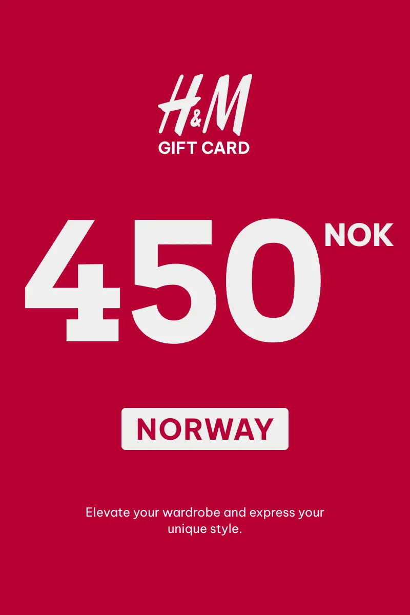 HandM 450 NOK Gift Card (Norway) - Digital Key