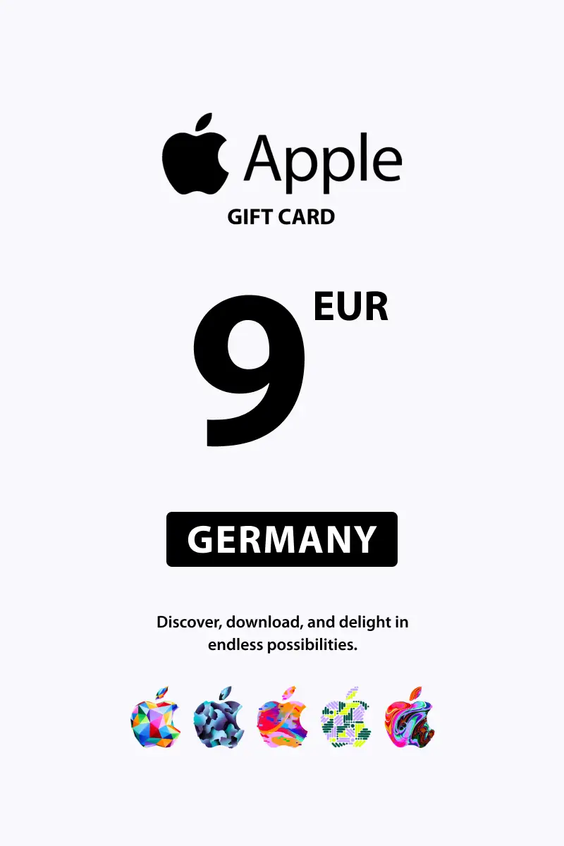Apple 9 EUR Gift Card (Germany) - Digital Key