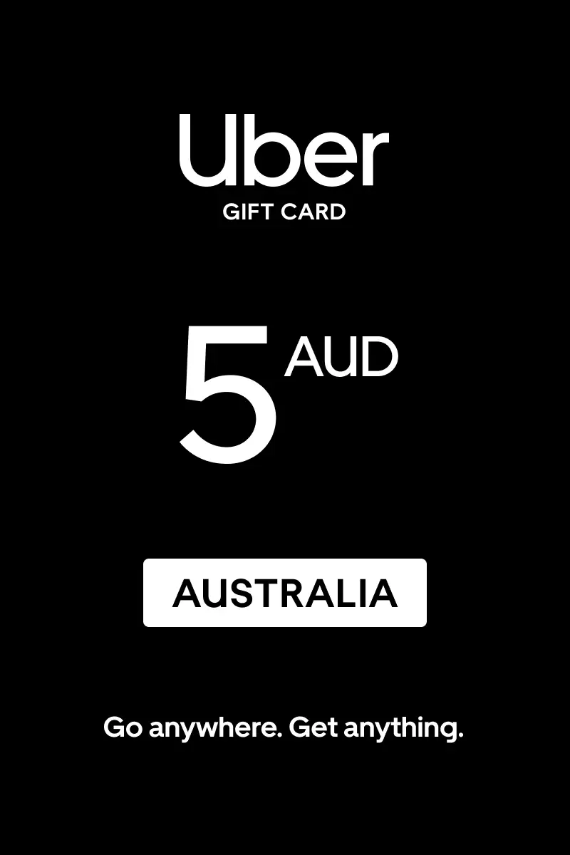 Uber 5 AUD Gift Card (Australia) - Digital Key