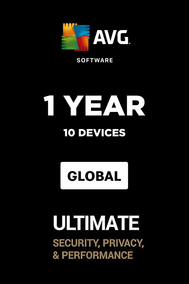 AVG Ultimate (2023) (Global) (PC) 10 Devices 1 Year - Digital Key