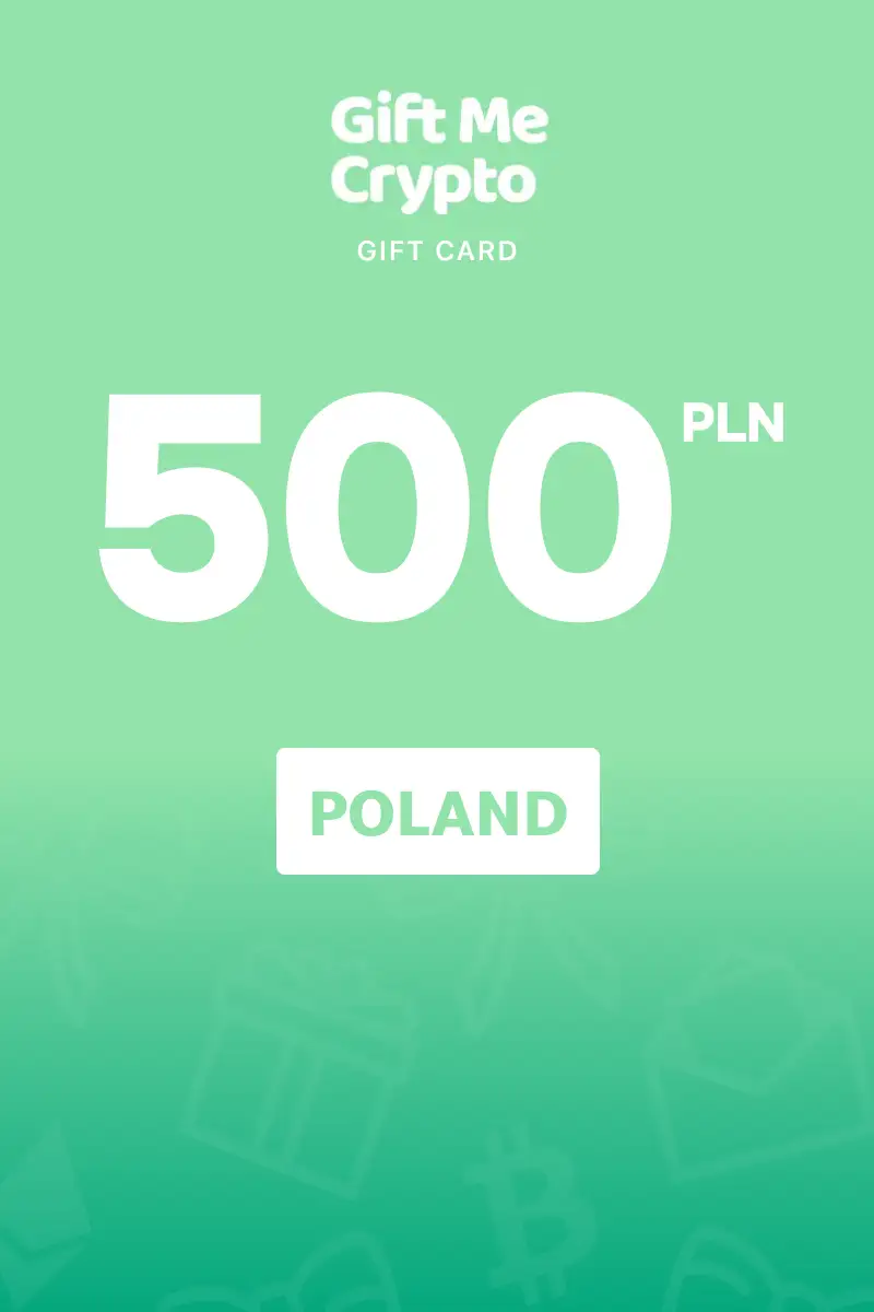 Gift Me Crypto 500 PLN Gift Card (Poland) - Digital Key