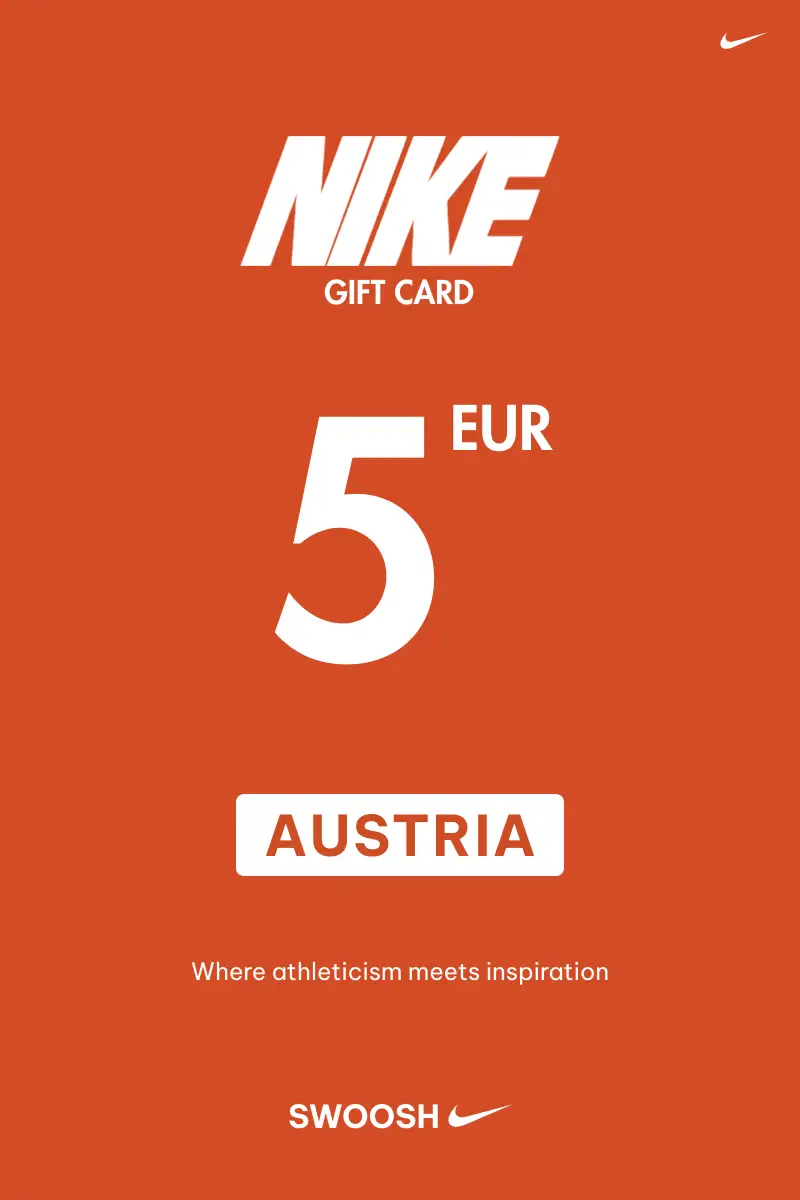 Nike 5 EUR Gift Card (Austria) - Digital Key