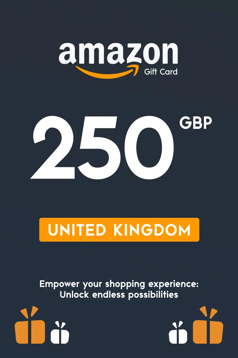 Amazon 250 GBP Gift Card (United Kingdom) - Digital Key