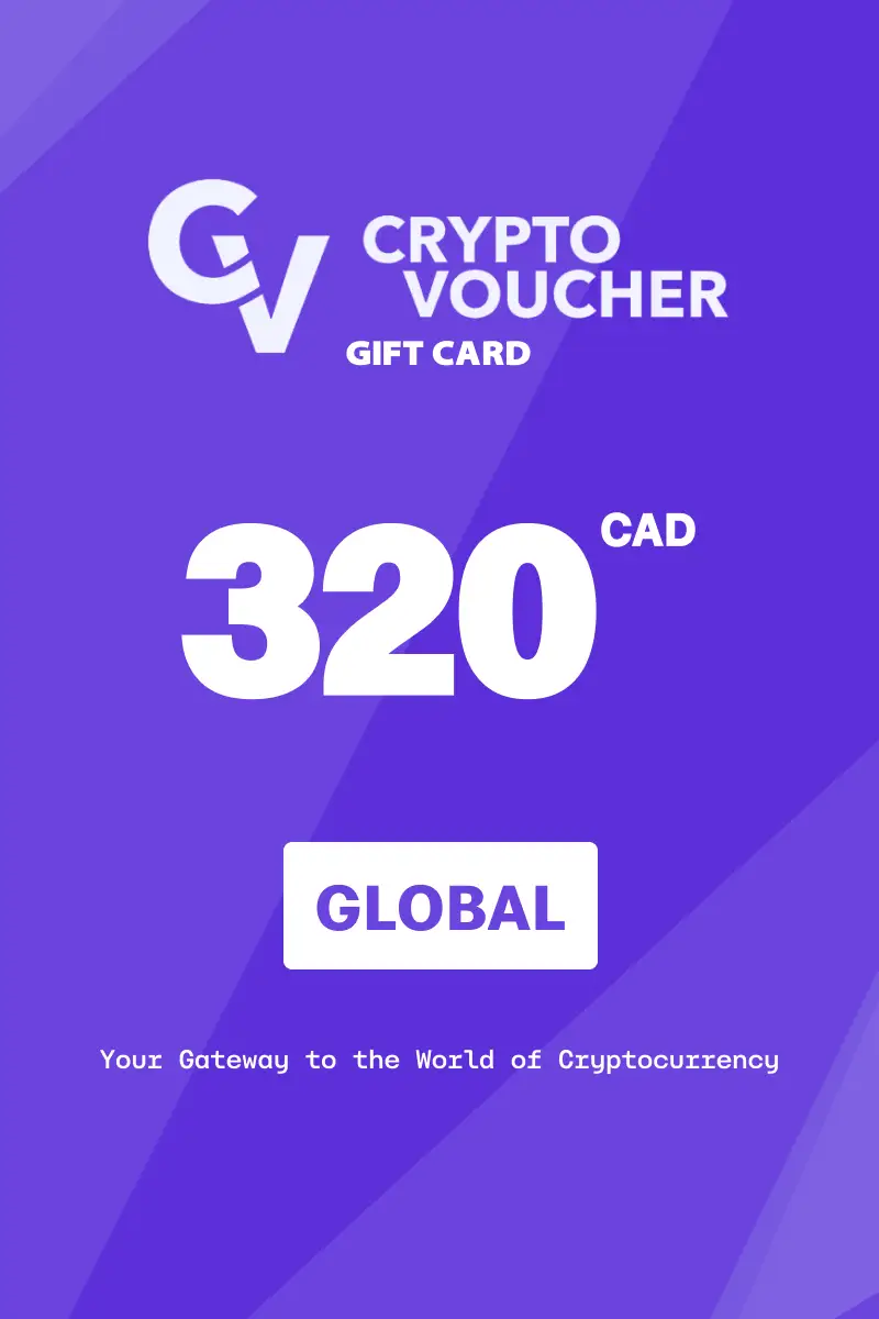 Crypto Voucher 320 CAD Gift Card (Global) - Digital Key