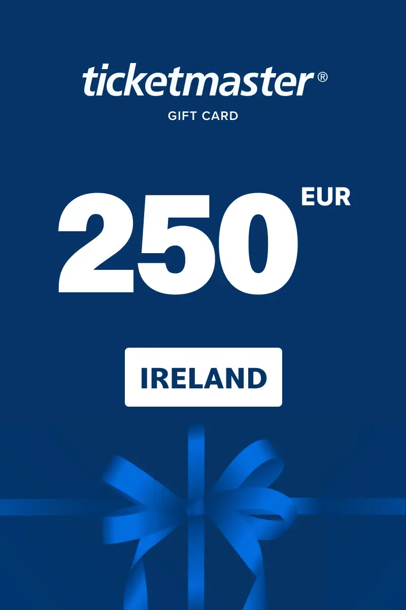 Ticketmaster 250 EUR Gift Card (Ireland) - Digital Key