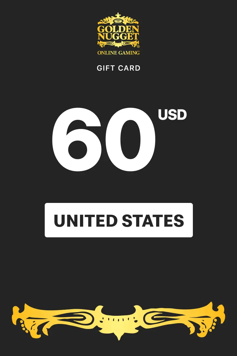 Golden Nugget Casino 60 USD Gift Card (United States) - Digital Key