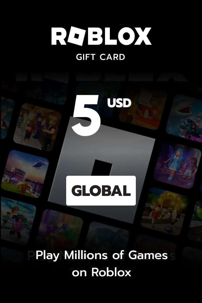 Roblox 5 USD Gift Card (Global) - Digital Key