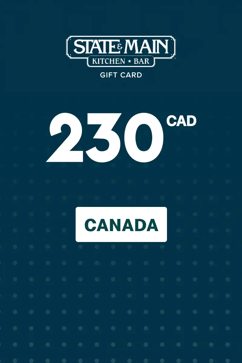 State and Main 230 CAD Gift Card (Canada) - Digital Key