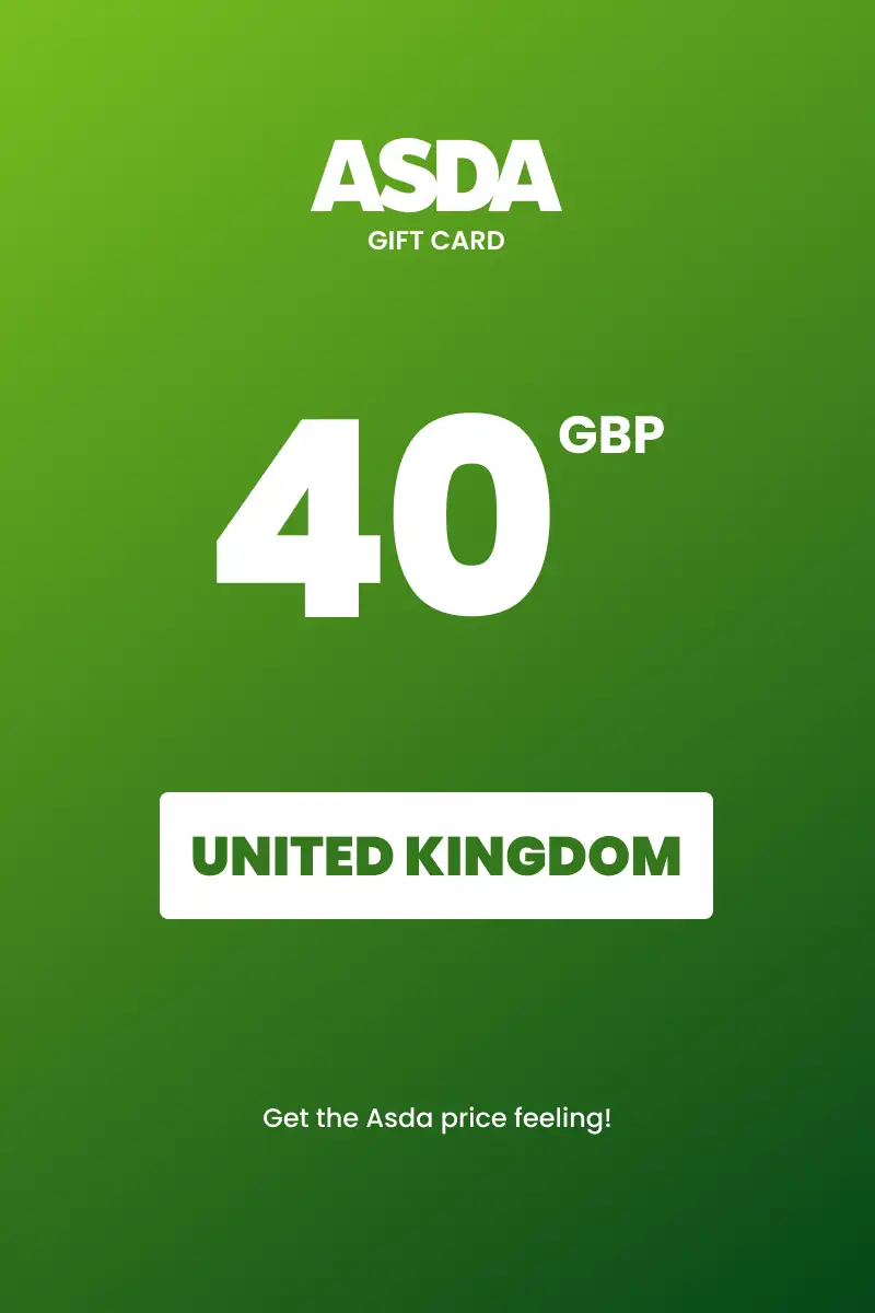 ASDA 40 GBP Gift Card (United Kingdom) - Digital Key