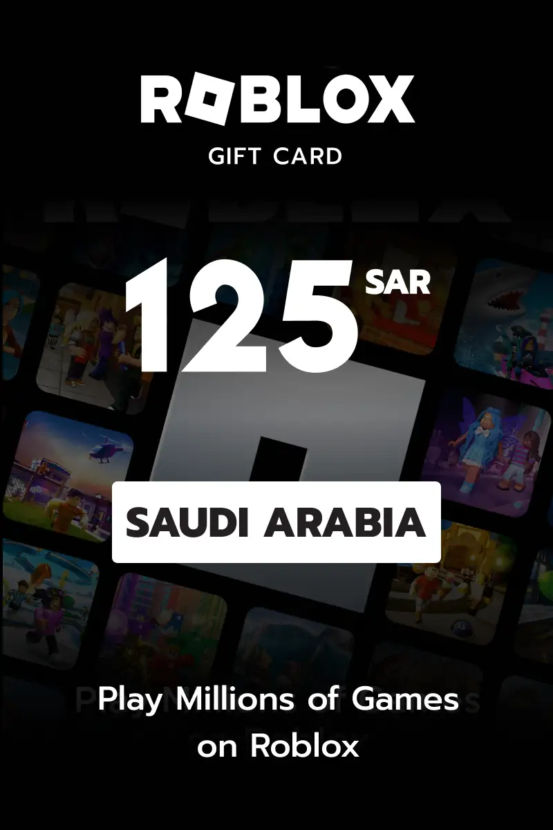 Roblox 125 SAR Gift Card (Saudi Arabia) - Digital Key