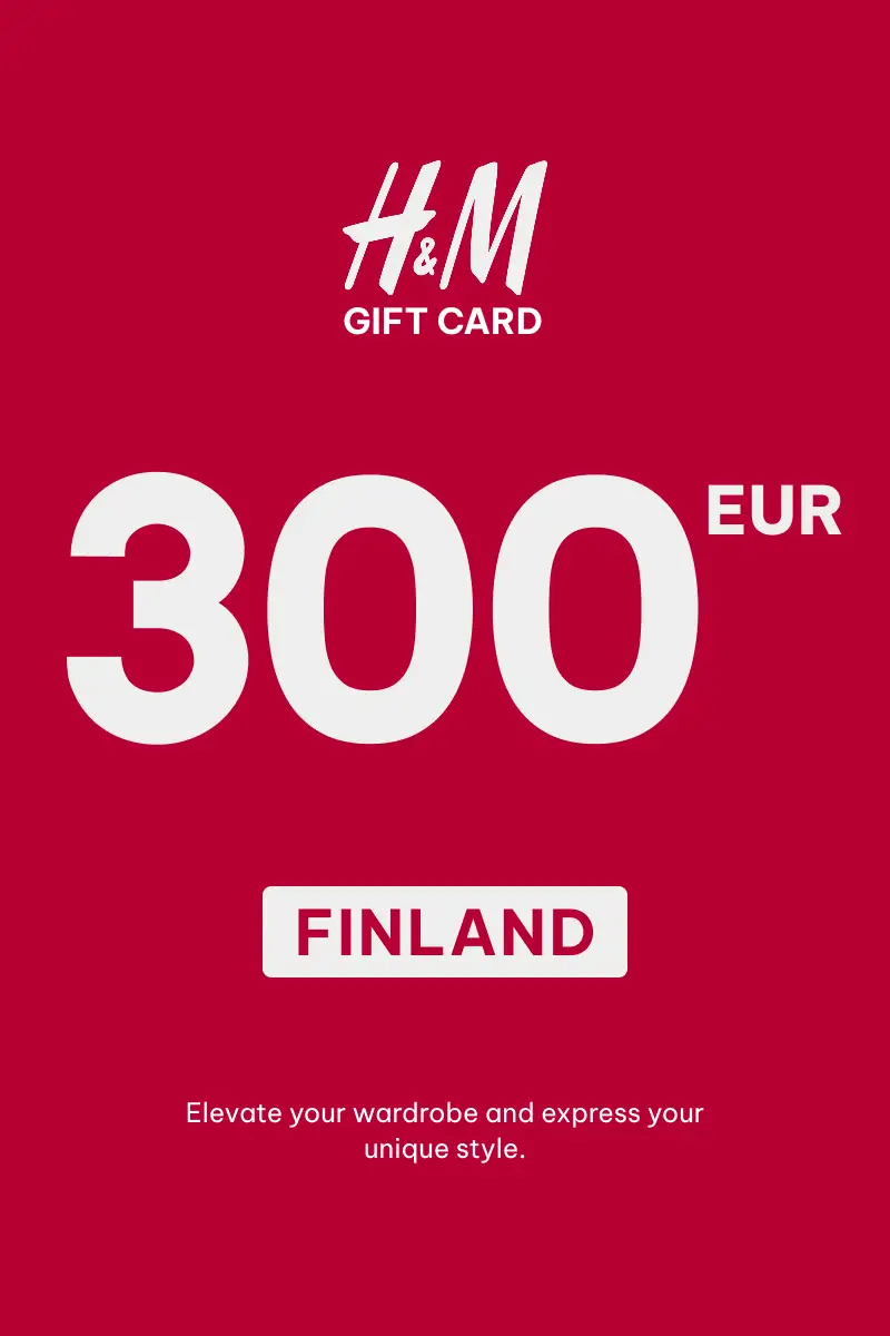HandM 300 EUR Gift Card (Finland) - Digital Key