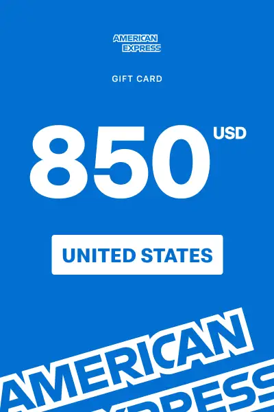 American Express 850 USD Gift Card (United States) - Digital Key