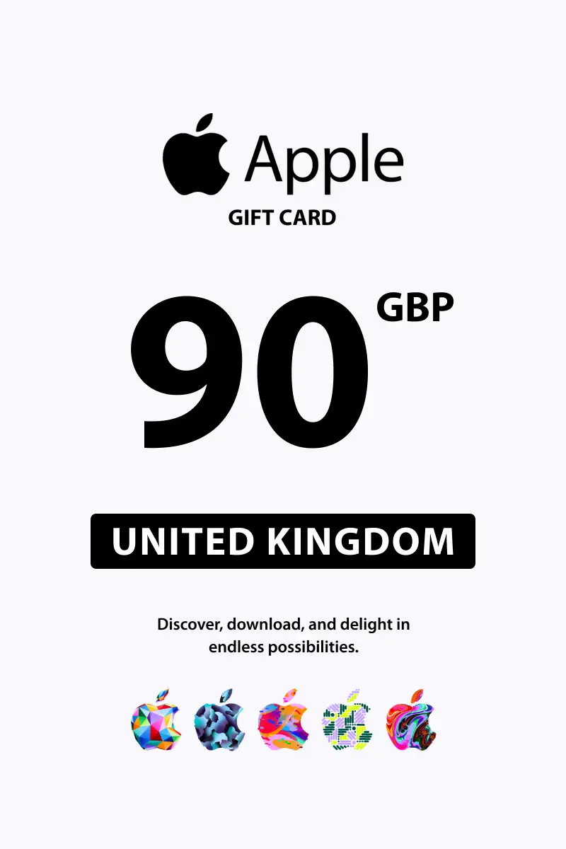 Apple 90 GBP Gift Card (United Kingdom) - Digital Key
