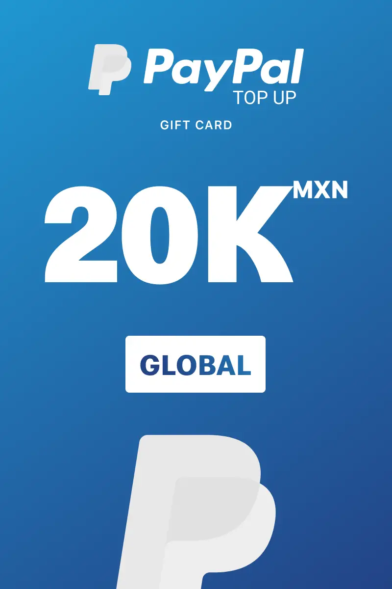 PayPal Instant Top Up 20000 MXN Gift Card (Global) - Digital Key