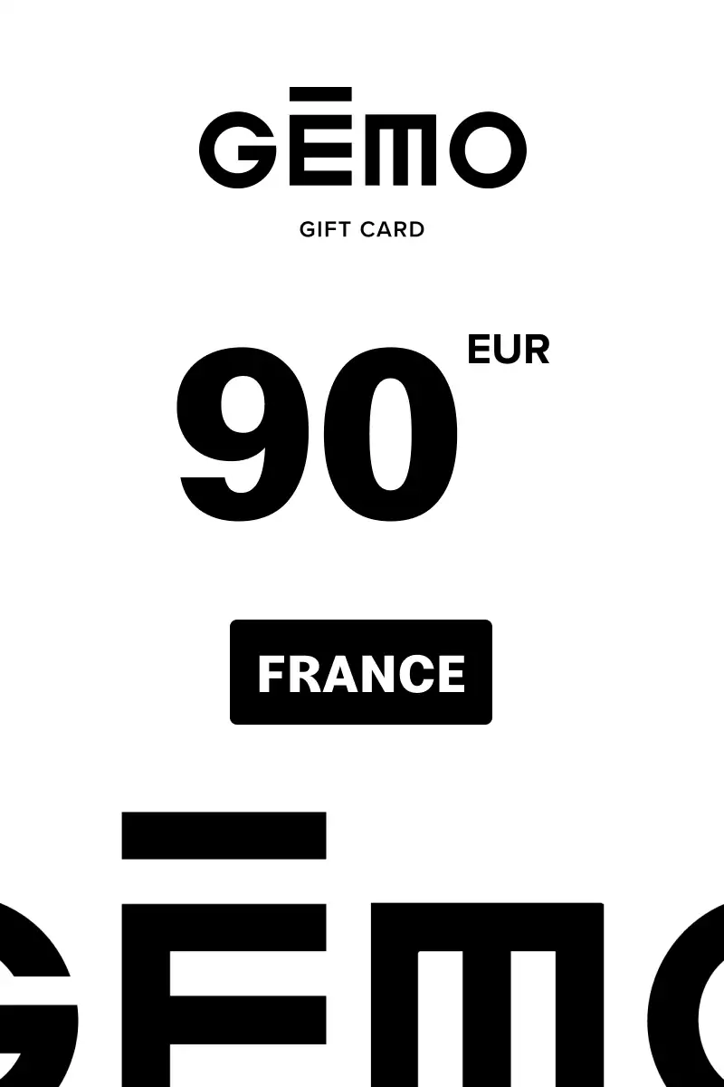 Gemo 90 EUR Gift Card (France) - Digital Key