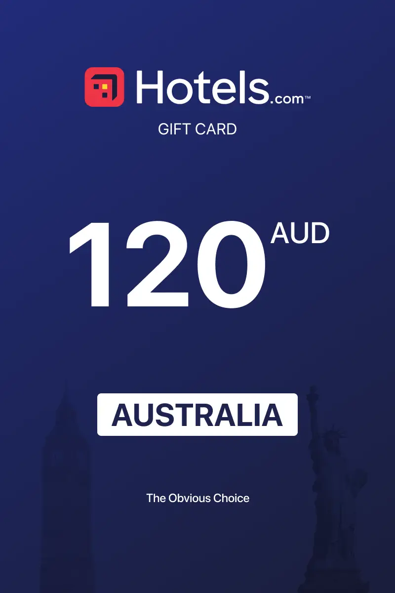Hotels.com 120 AUD Gift Card (Australia) - Digital Key
