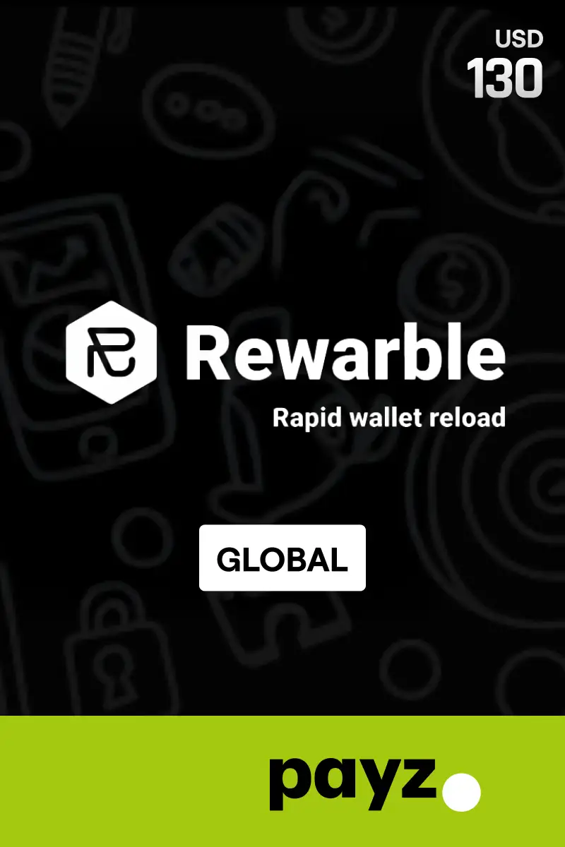 Rewarble PayZ 130 USD (Global) - Rewarble - Digital Key