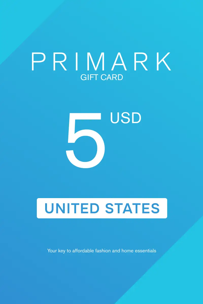 Primark 5 USD Gift Card (United States) - Digital Key
