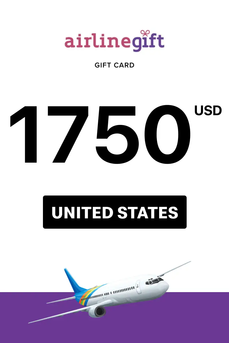 Airline Gift 1750 USD Gift Card (United States) - Digital Key