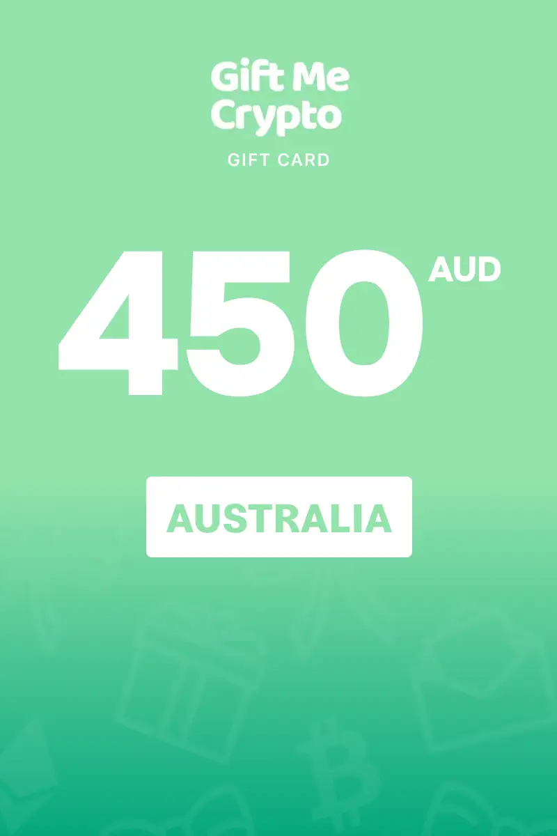 Gift Me Crypto 450 AUD Gift Card (Australia) - Digital Key