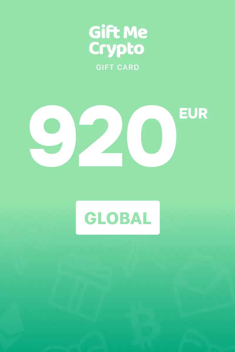 Gift Me Crypto (USDC) 920 EUR Gift Card (Global) - Digital Key