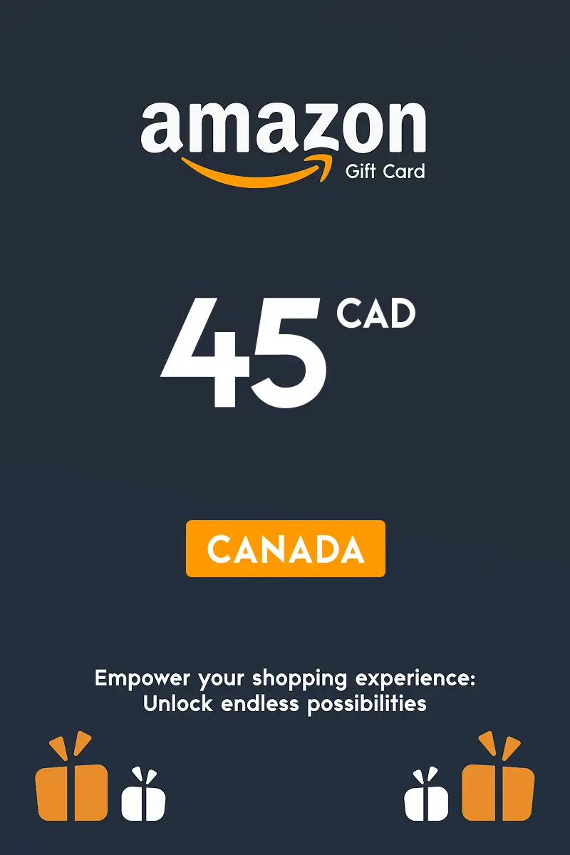 Amazon 45 CAD Gift Card (Canada) - Digital Key afbeelding 1
