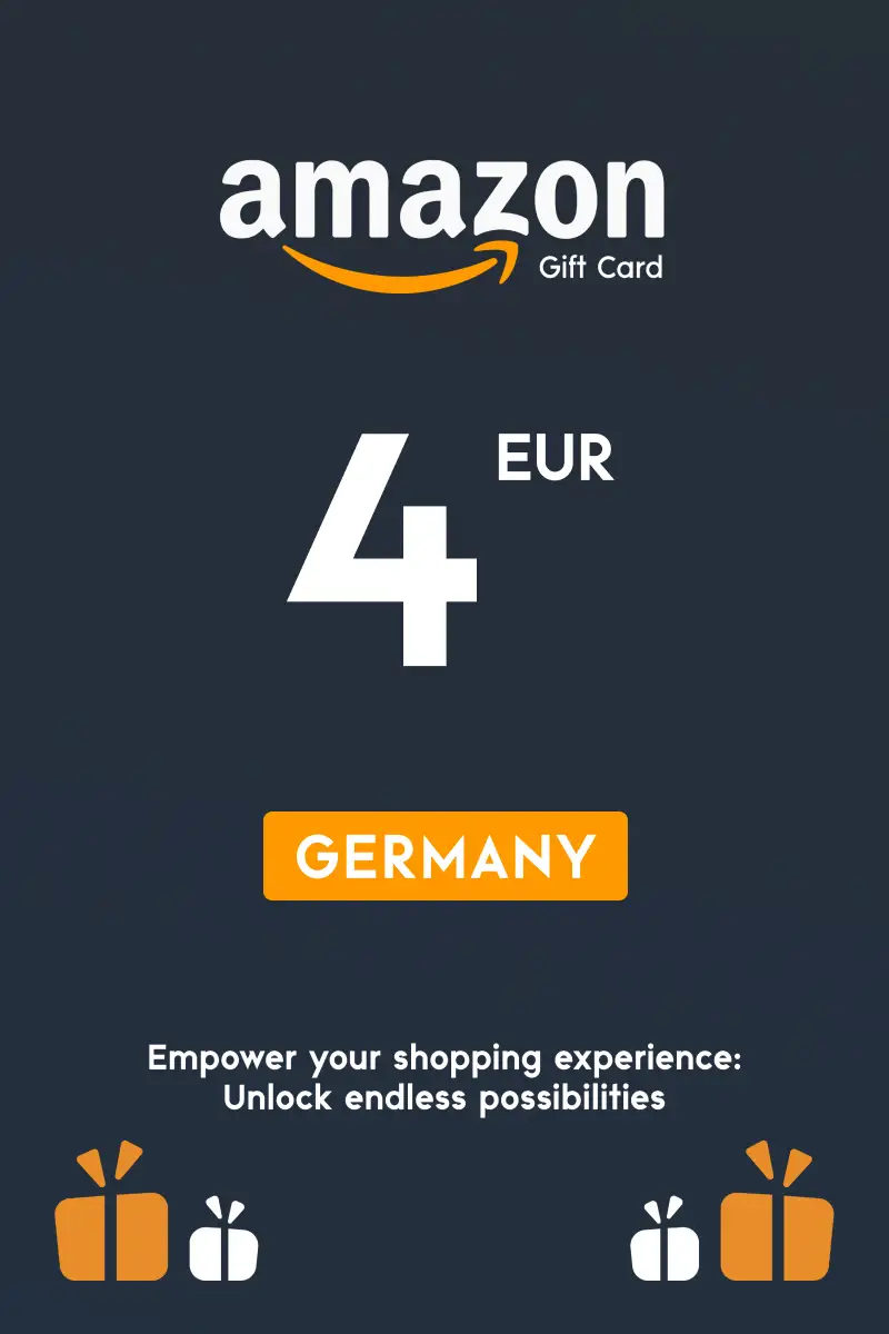 Amazon 4 EUR Gift Card (Germany) - Digital Key