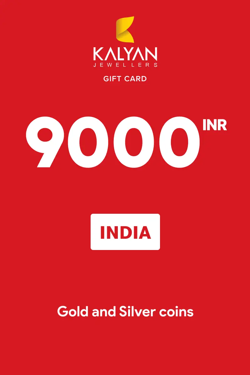 Kalyan Gold and Silver coins 9000 INR Gift Card (India) - Digital Key