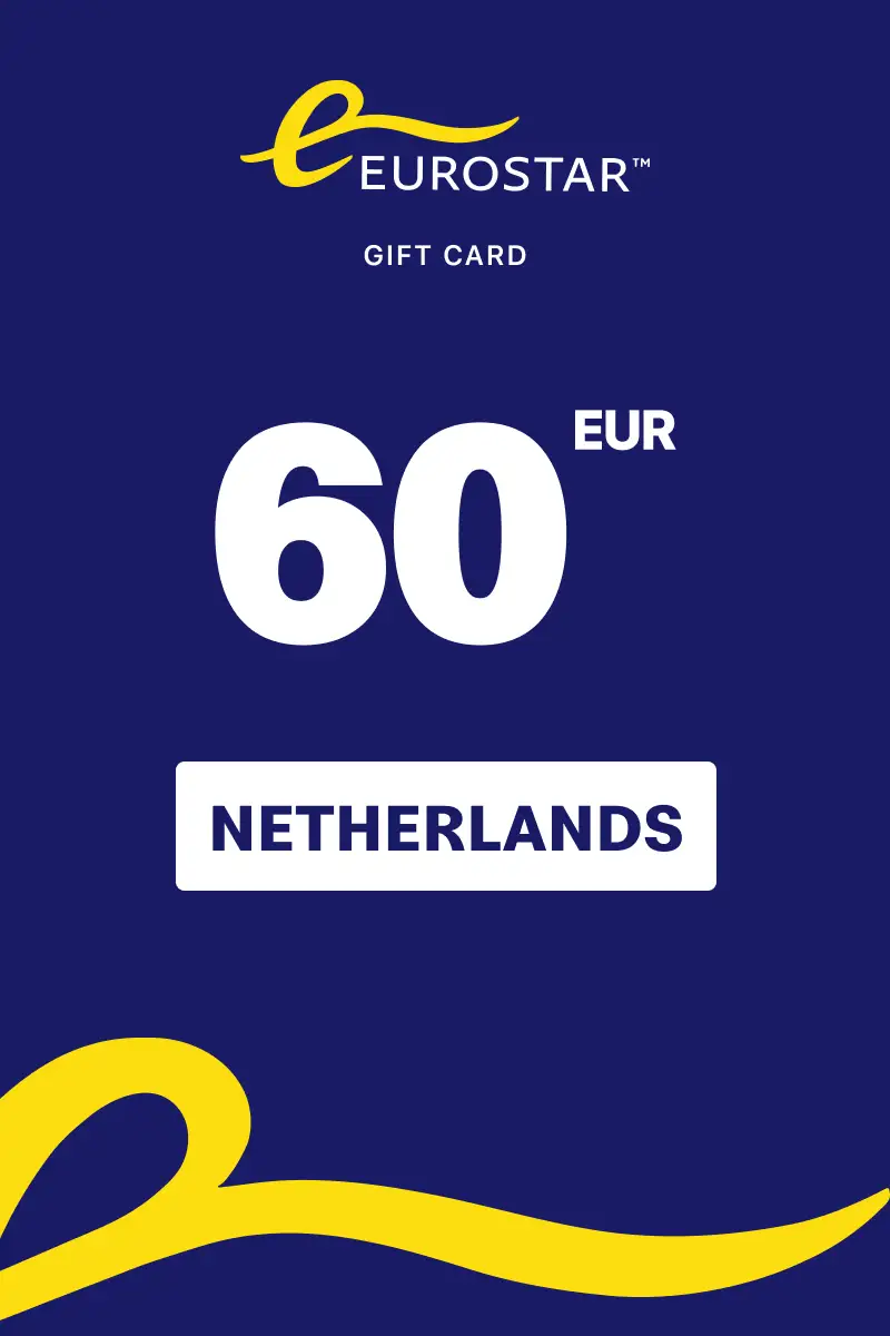 Eurostar 60 EUR Gift Card (Netherlands) - Digital Key