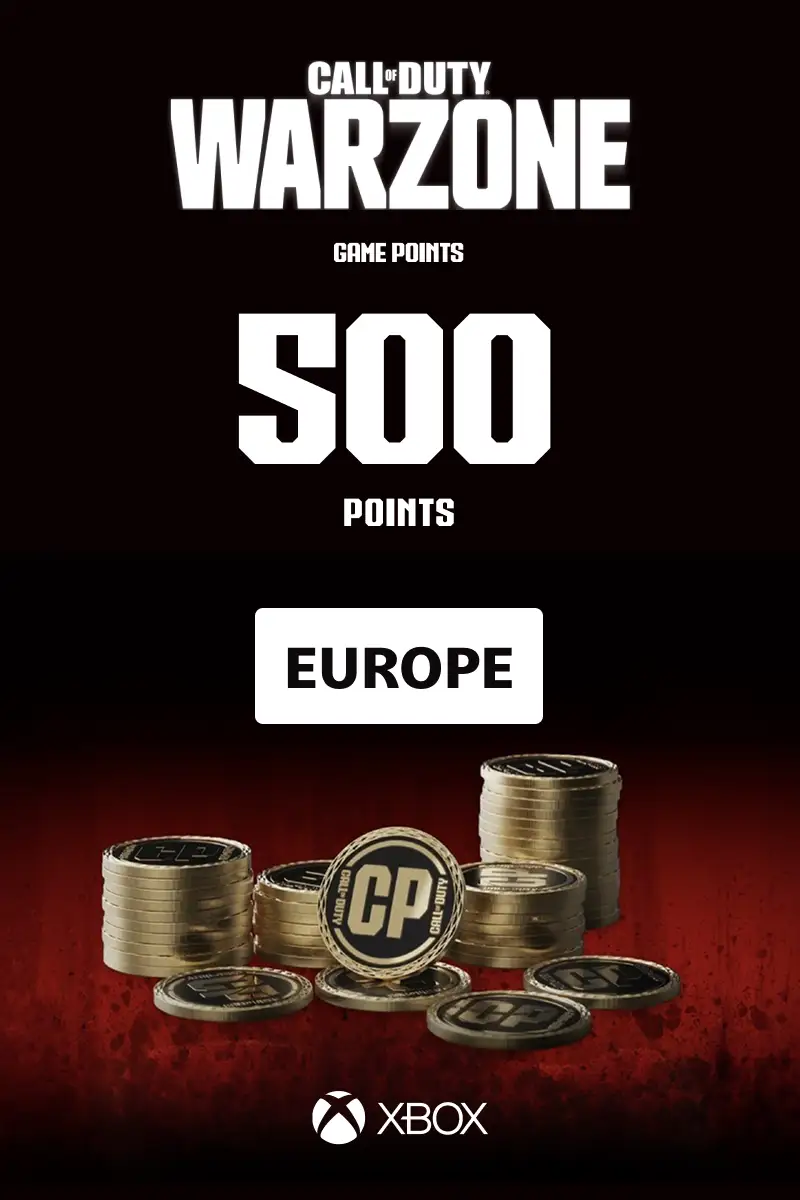Call of Duty Warzone - 500 Points (Europe) (Xbox Series X|S) - Xbox Live - Digital Key