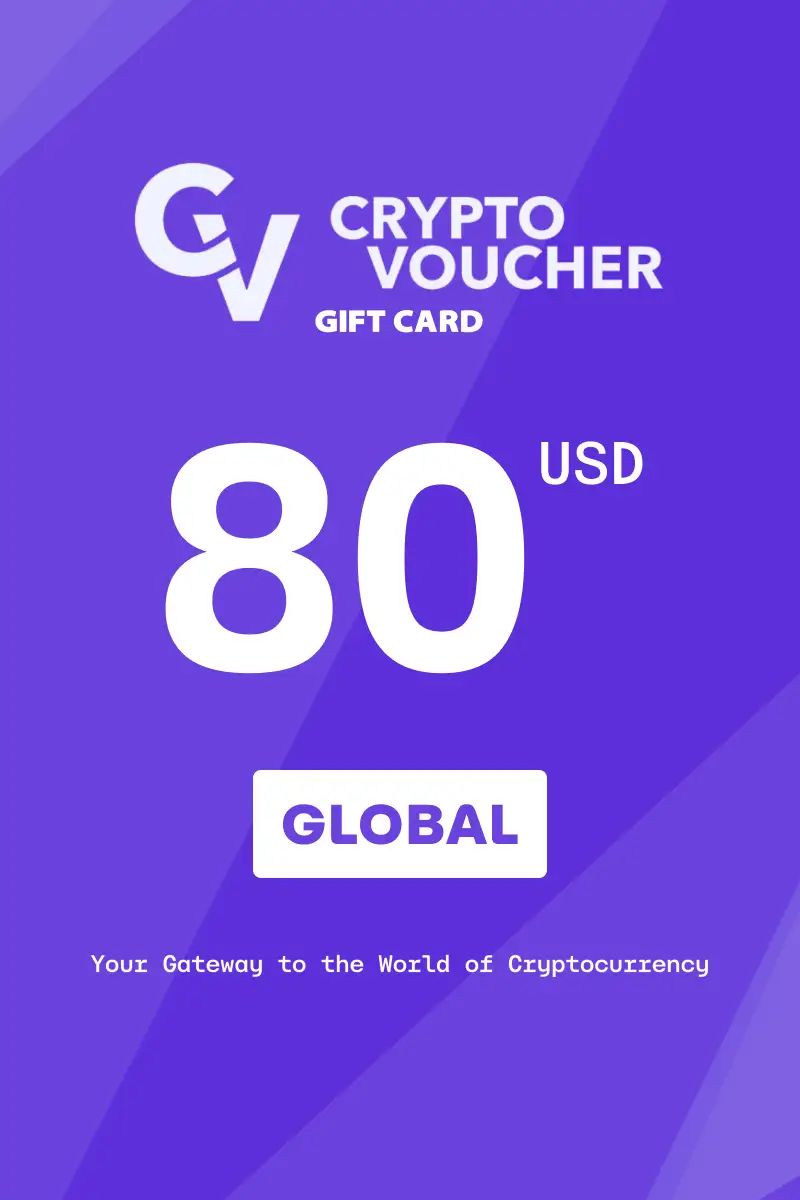 Buy Crypto Voucher 80 USD Gift Card (Global) - Digital Key