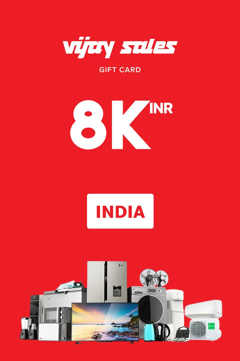 Vijay Sales 8000 INR Gift Card (India) - Digital Key