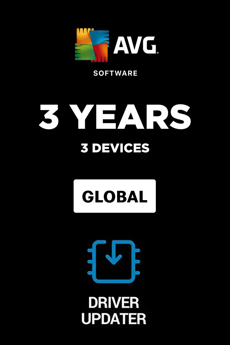 AVG Driver Updater (Global) (PC) 3 Devices 3 Years - Digital Key