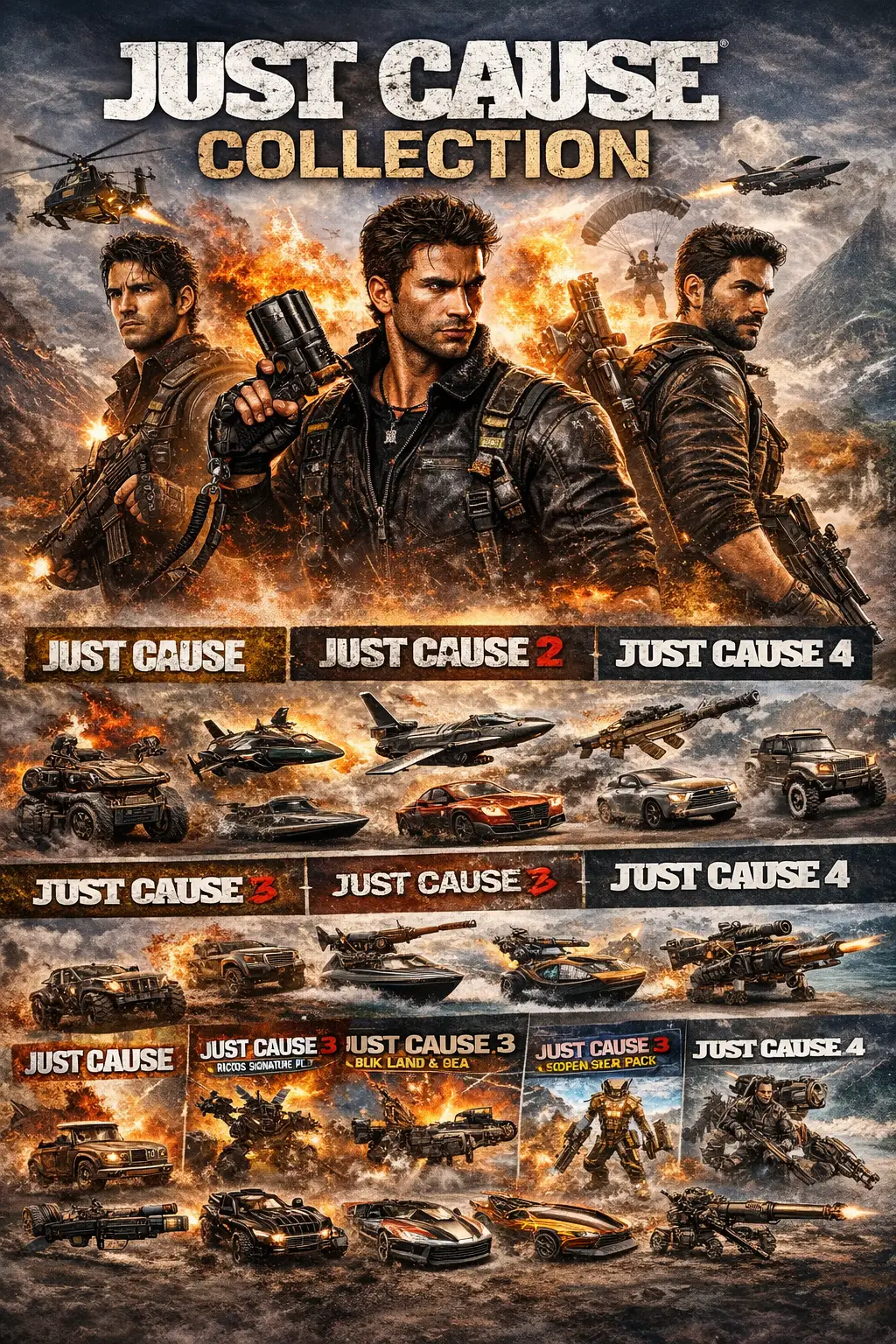 Just Cause Collection (Global) (PC) - Steam - Digital Key