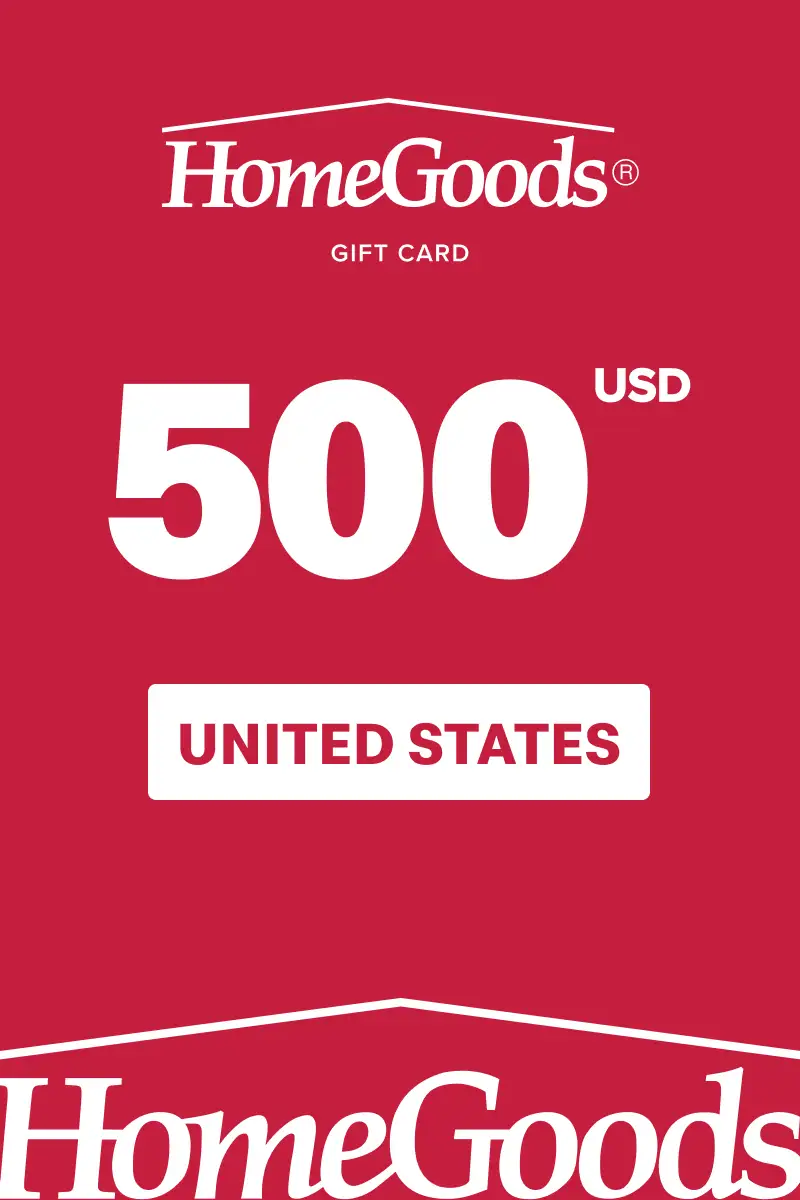 Homegoods 500 USD Gift Card (United States) - Digital Key