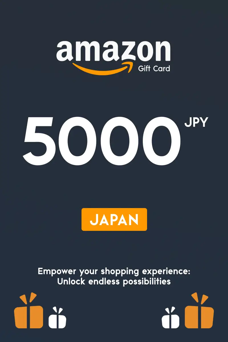 Amazon 5000 JPY Gift Card (Japan) - Digital Key