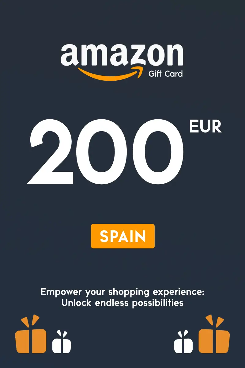 Amazon 200 EUR Gift Card (Spain) - Digital Key